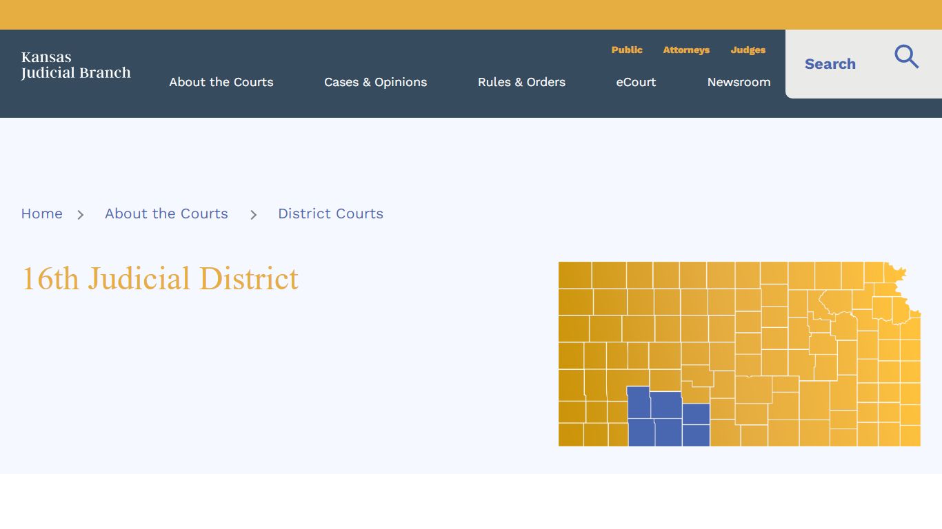 KS Courts - 16th Judicial District